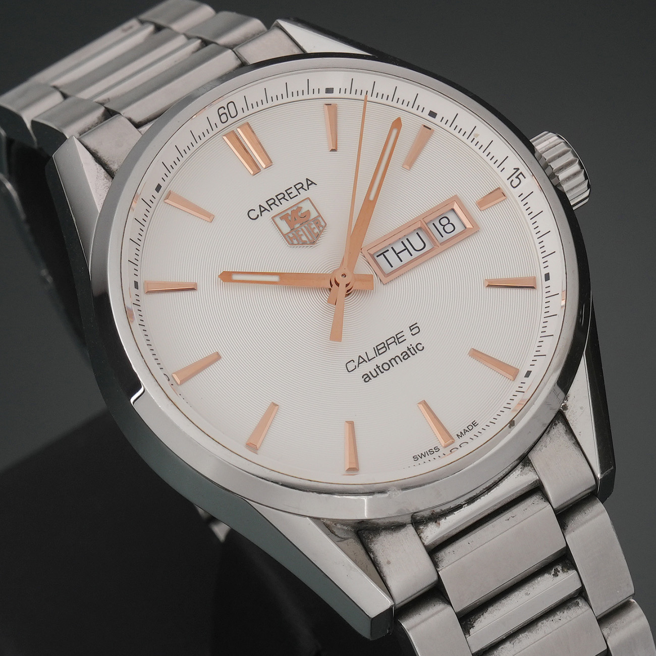 TAG HEUER(USED)태그호이어 까레라 데이데이트 WAR201D-1